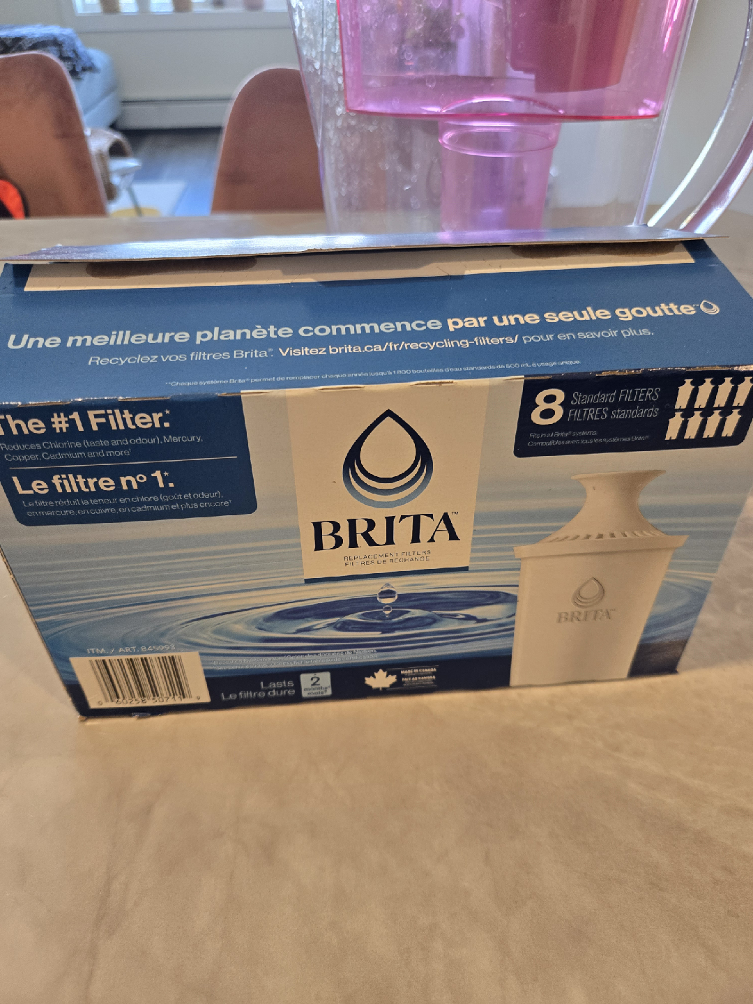 Brita Water Filter Pitcher with 7 Replacement Filters - photo 3
