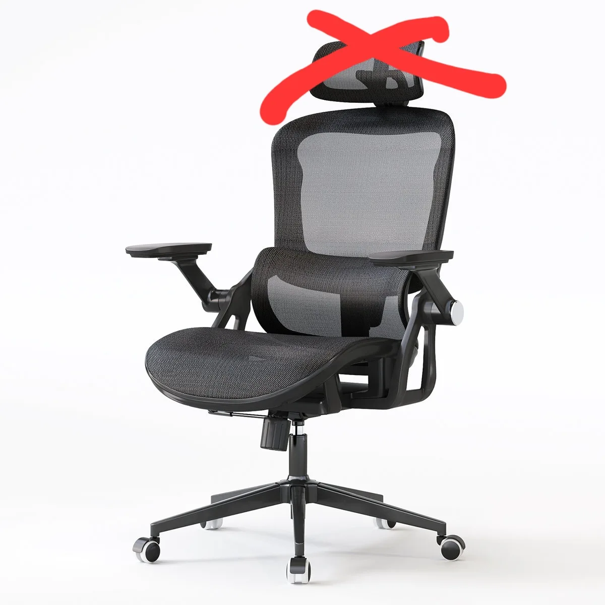 Ergonomic Office Chair - Black Mesh