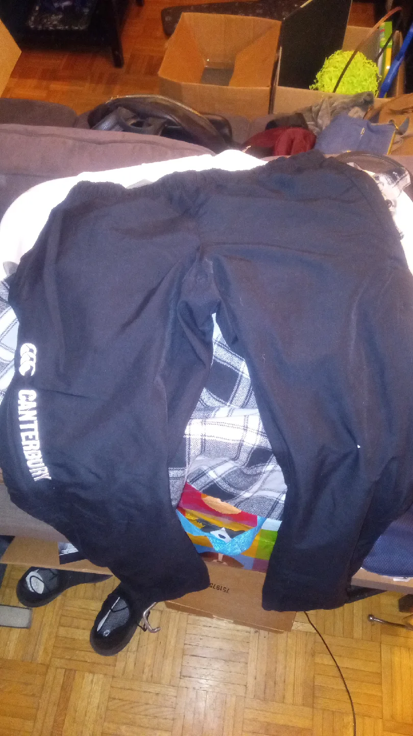 Canterbury Black Track Pants - Size 8 thumbnail
