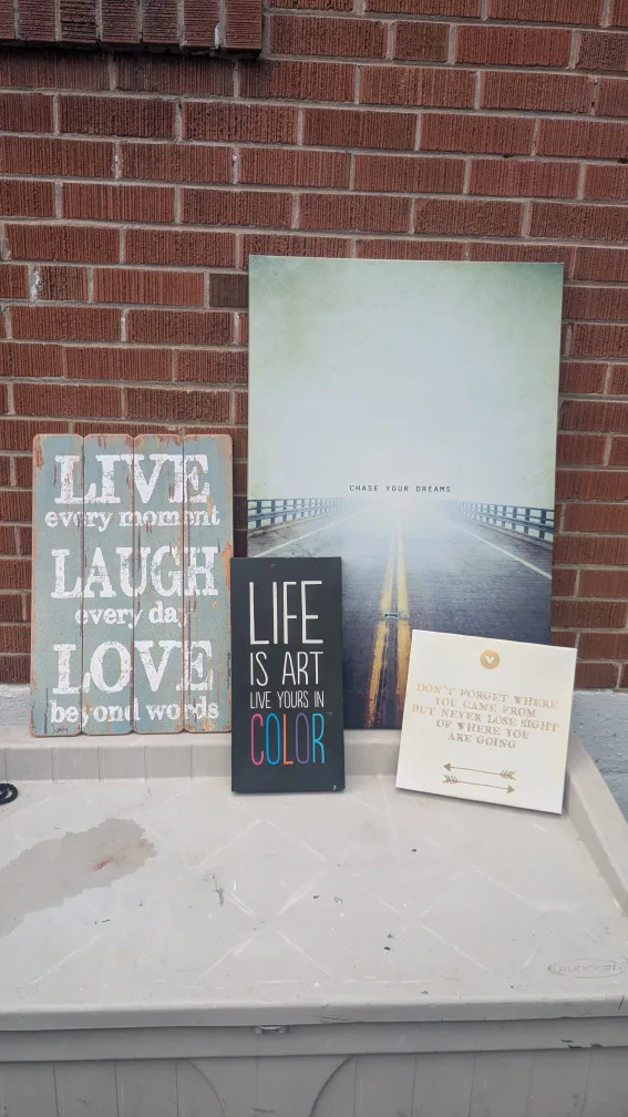 Set of 4 Wall Decor Art Pieces image indicator(2)