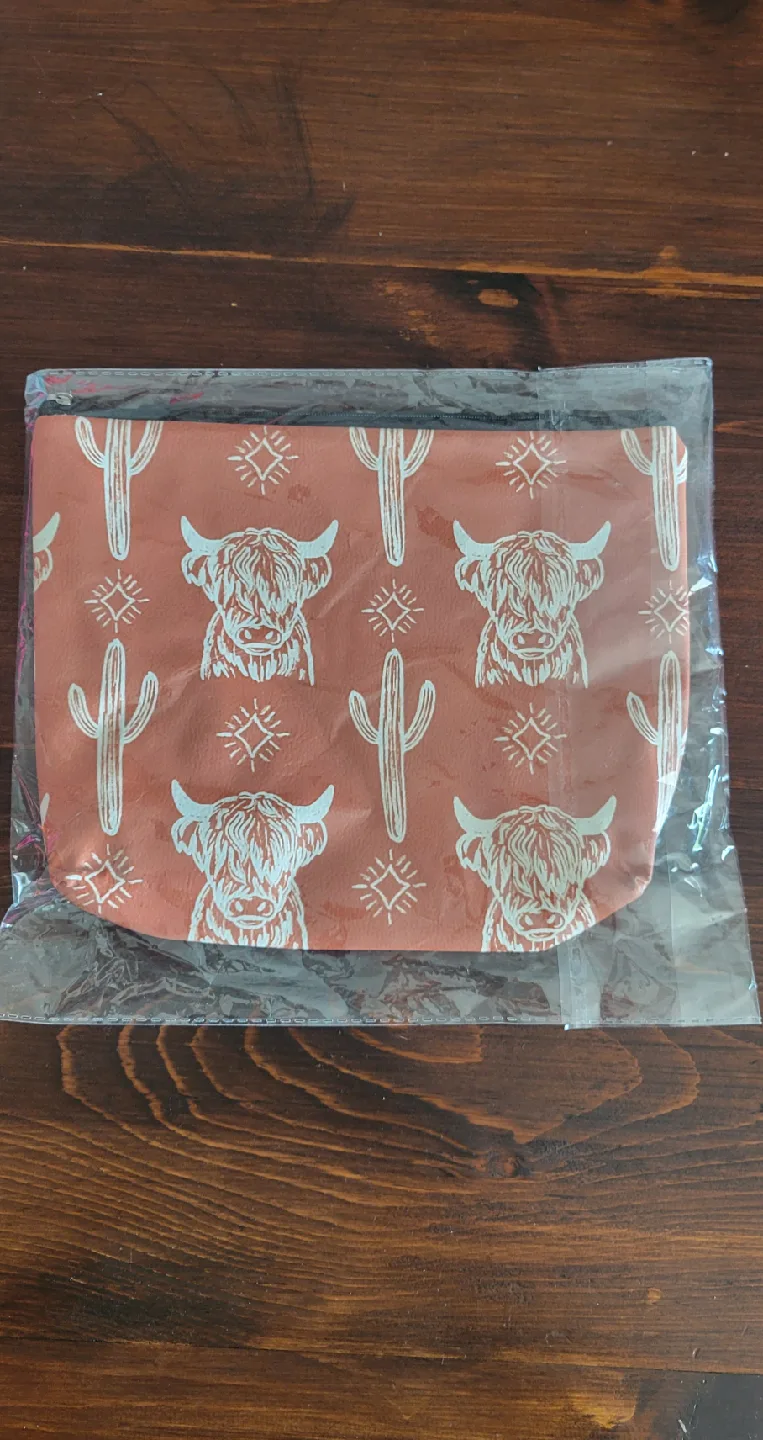 Brand New Cow-a Makeup Bag thumbnail