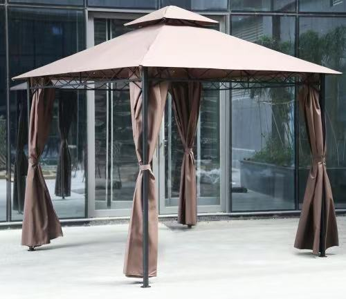 Gazebo with Curtains - 10x10 ft - photo 2
