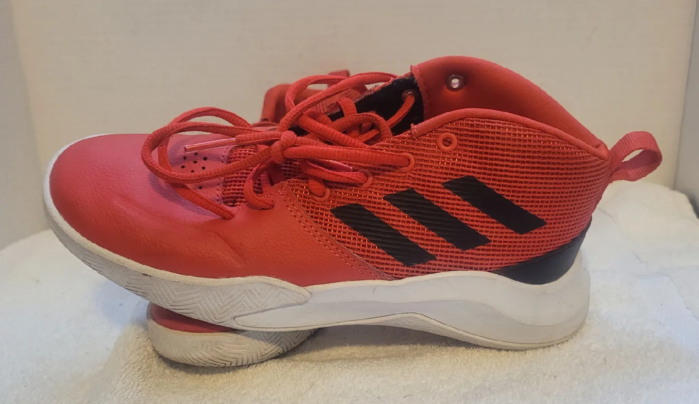 Adidas Basketball Shoes - Red size 3 kids thumbnail