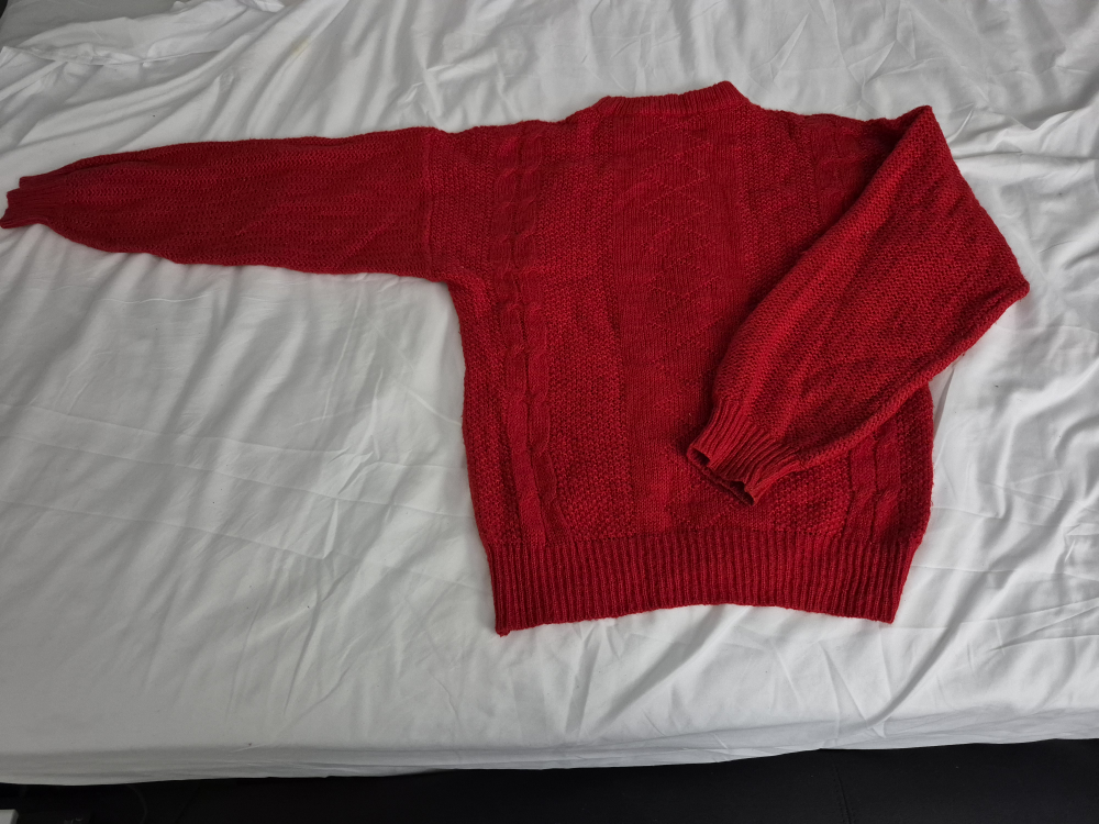 Red Knit Sweater🥕 - photo 2