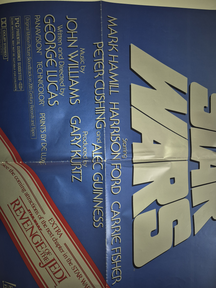 Star Wars: Revenge of the Jedi Original Movie Poster - photo 3