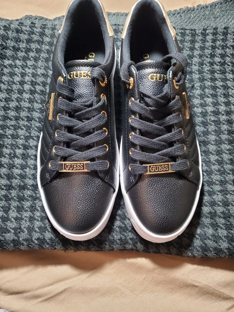 Guess Black & Gold Sneakers - Size 9M thumbnail