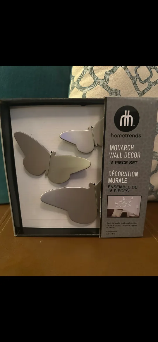 hometrends Monarch Butterfly Wall Decor - 15 Piece Set thumbnail