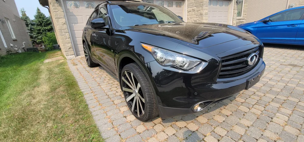 Infiniti QX70S Black SUV 3.7L  AWD image indicator(3)
