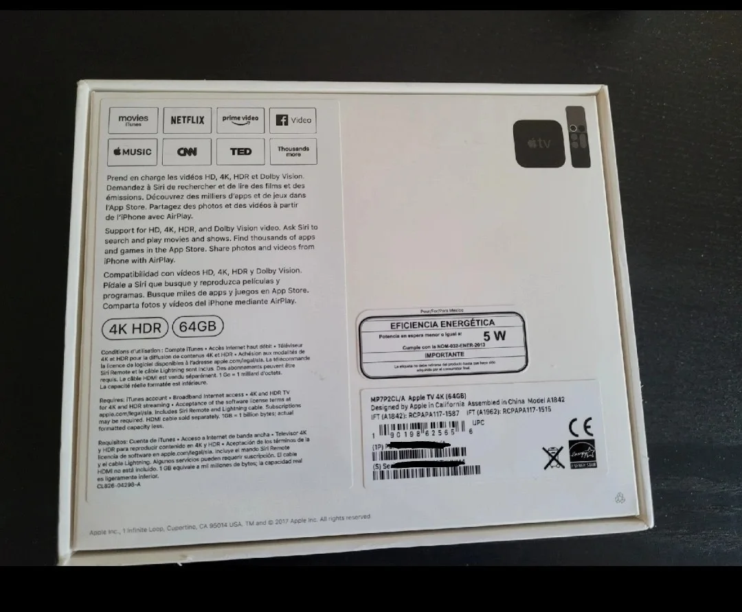 🥕 Apple TV 4K (64GB) - Box Included! image indicator(4)