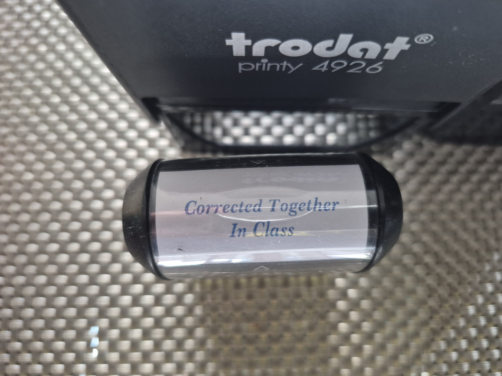 custom made self inking teacher stamps - photo 4