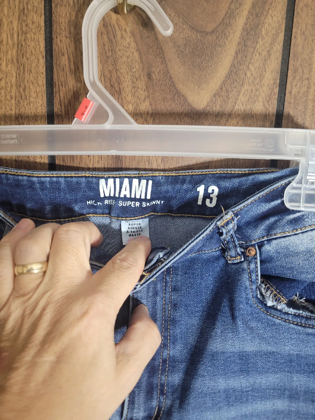 Miami High Rise Super Skinny Jeans - Size 13 image indicator(5)