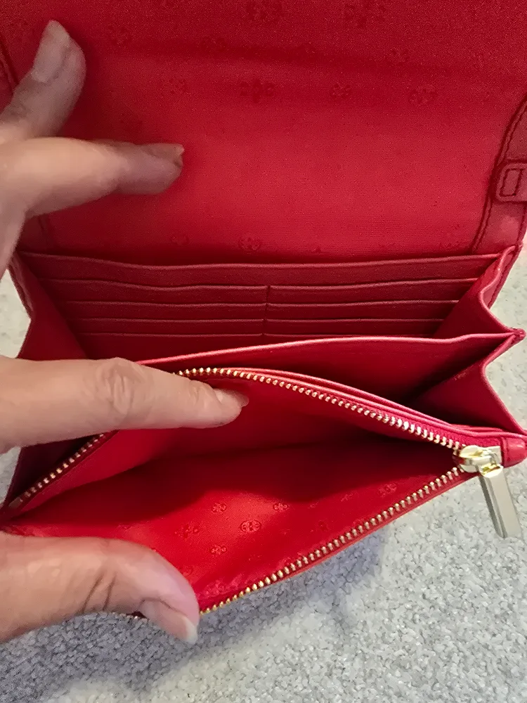 Tory Burch Red Leather Crossbody Bag image indicator(7)