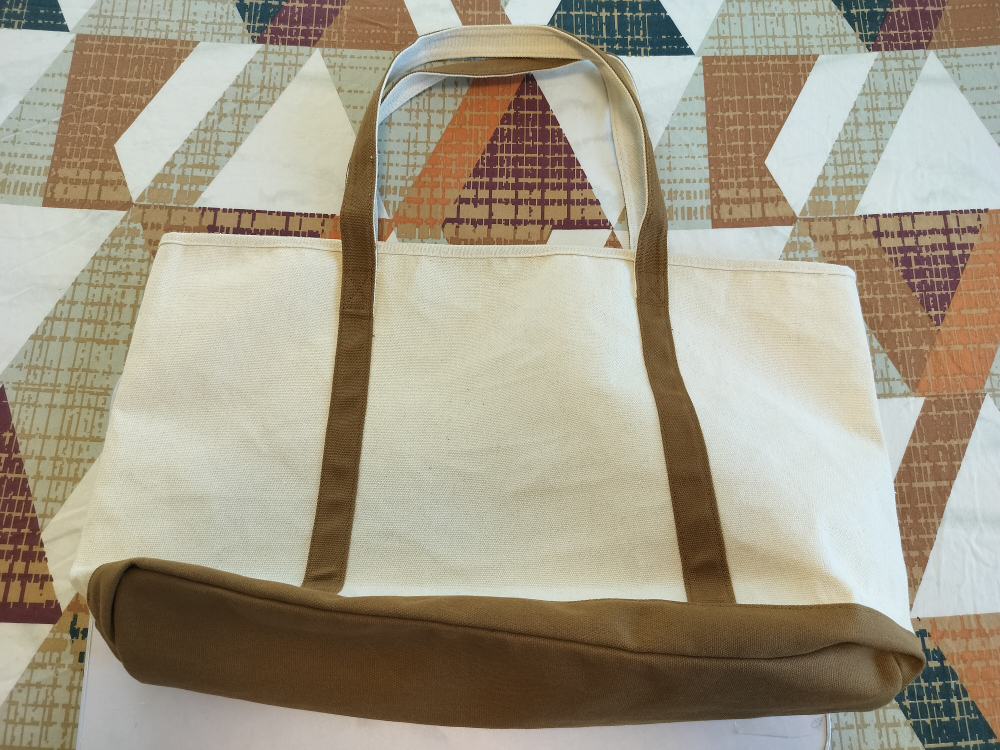 Cactus Embroidered Tote Bag - Beige & Brown - photo 3