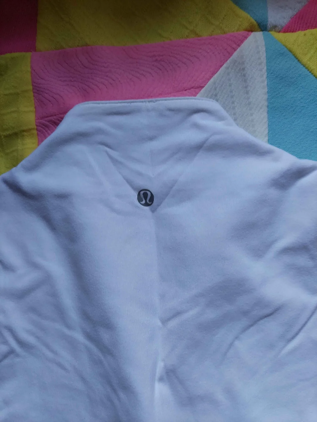 white Lululemon babydoll tank top image indicator(4)