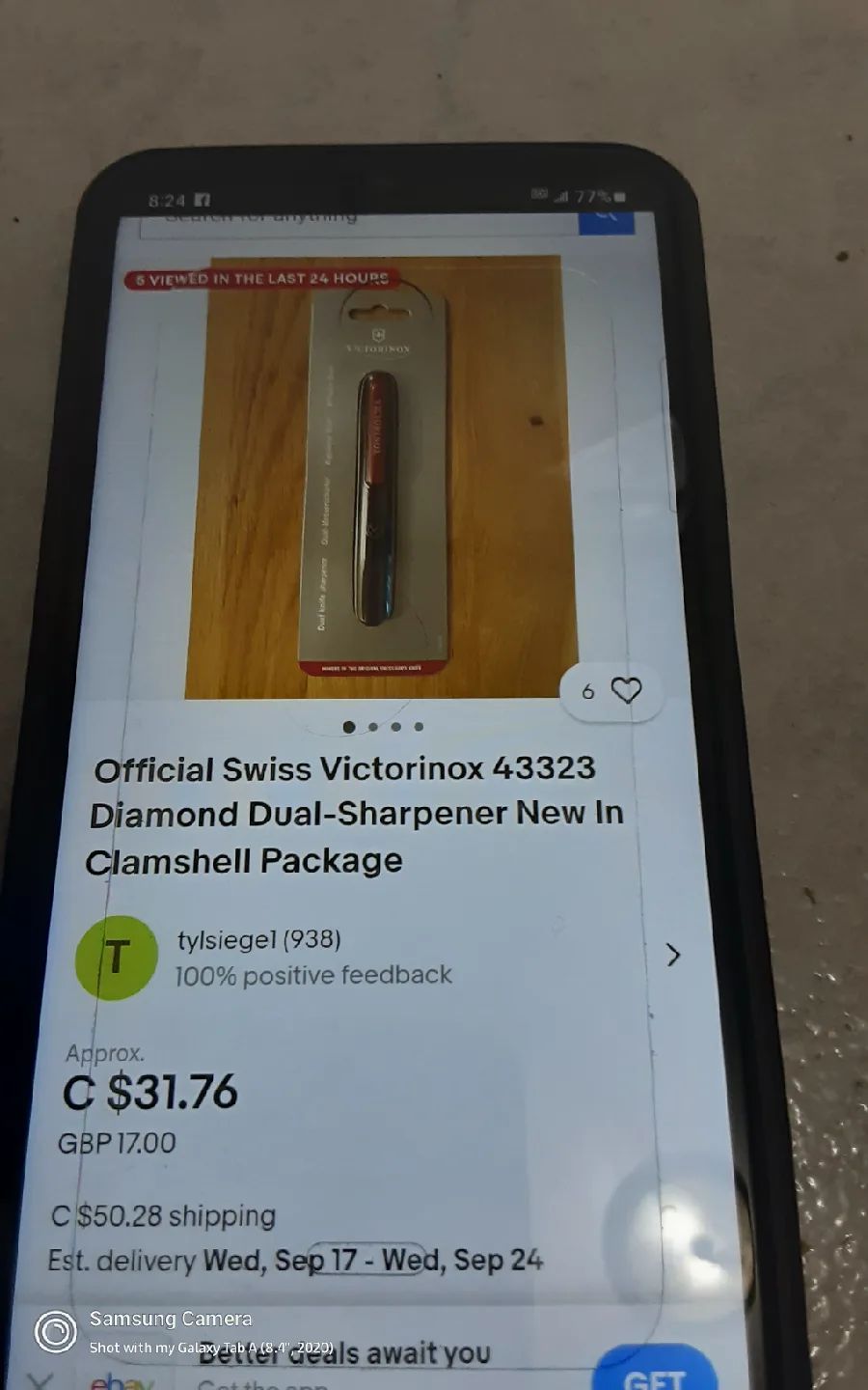 New Victorinox Dual Knife Sharpener made in Switzerland image indicator(6)