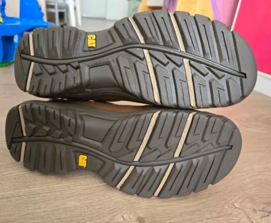 CAT Brown Leather Steel Toe Work Boots - New! (women) image indicator(3)