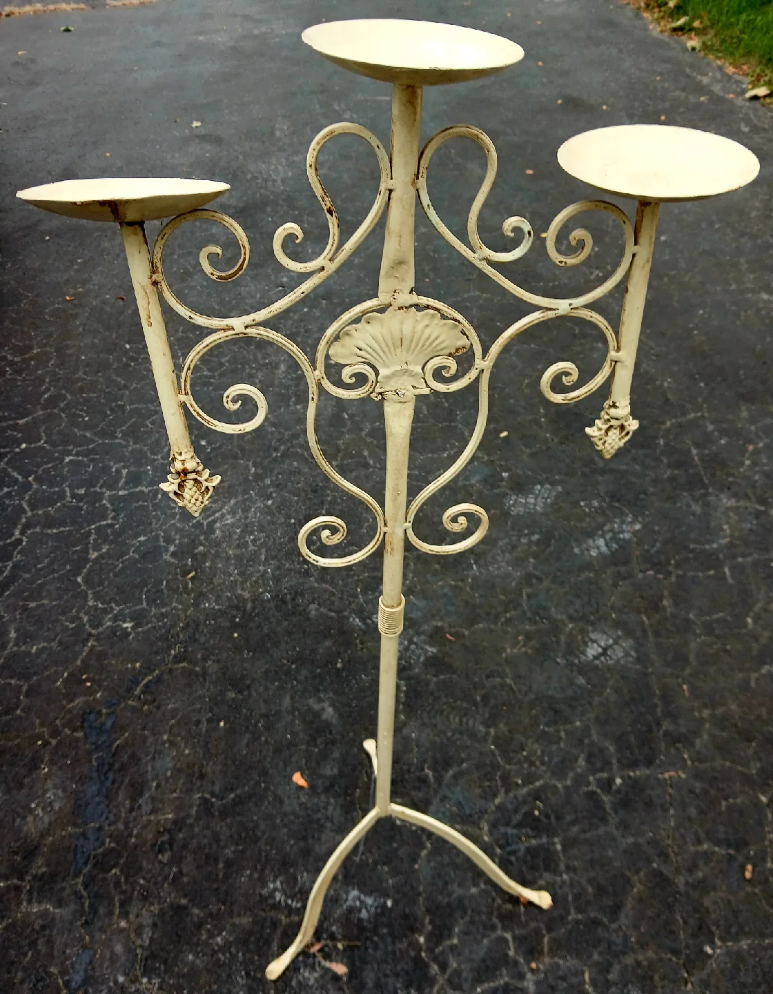 Vintage Metal Candelabra Stand thumbnail