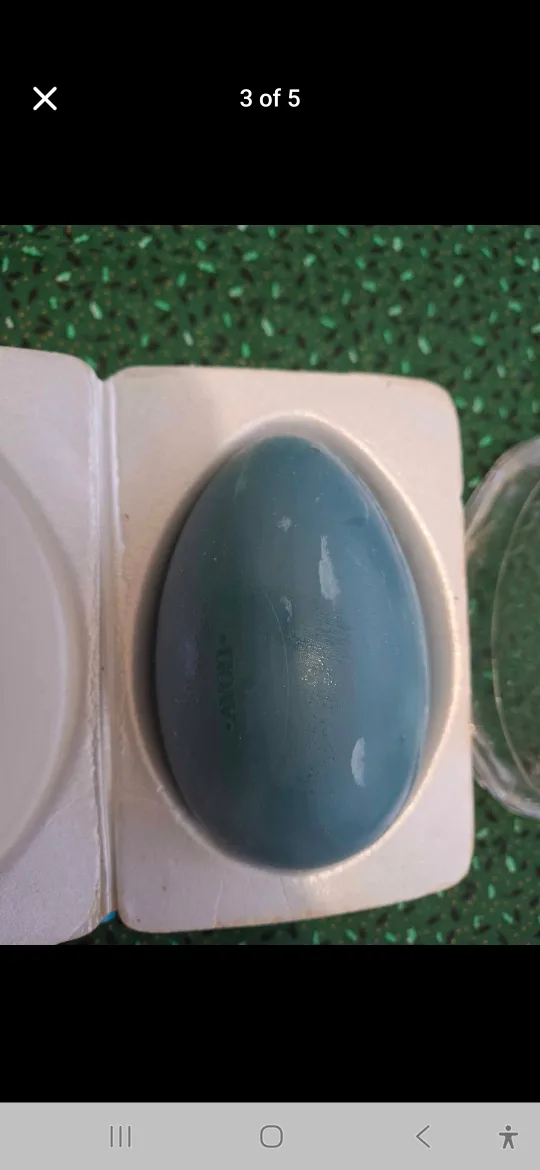 Vintage Dove Blue Egg & Crystal Egg image indicator(3)