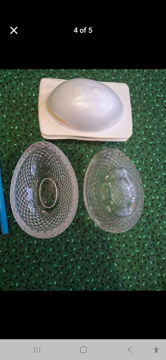 Vintage Dove Blue Egg & Crystal Egg image indicator(4)