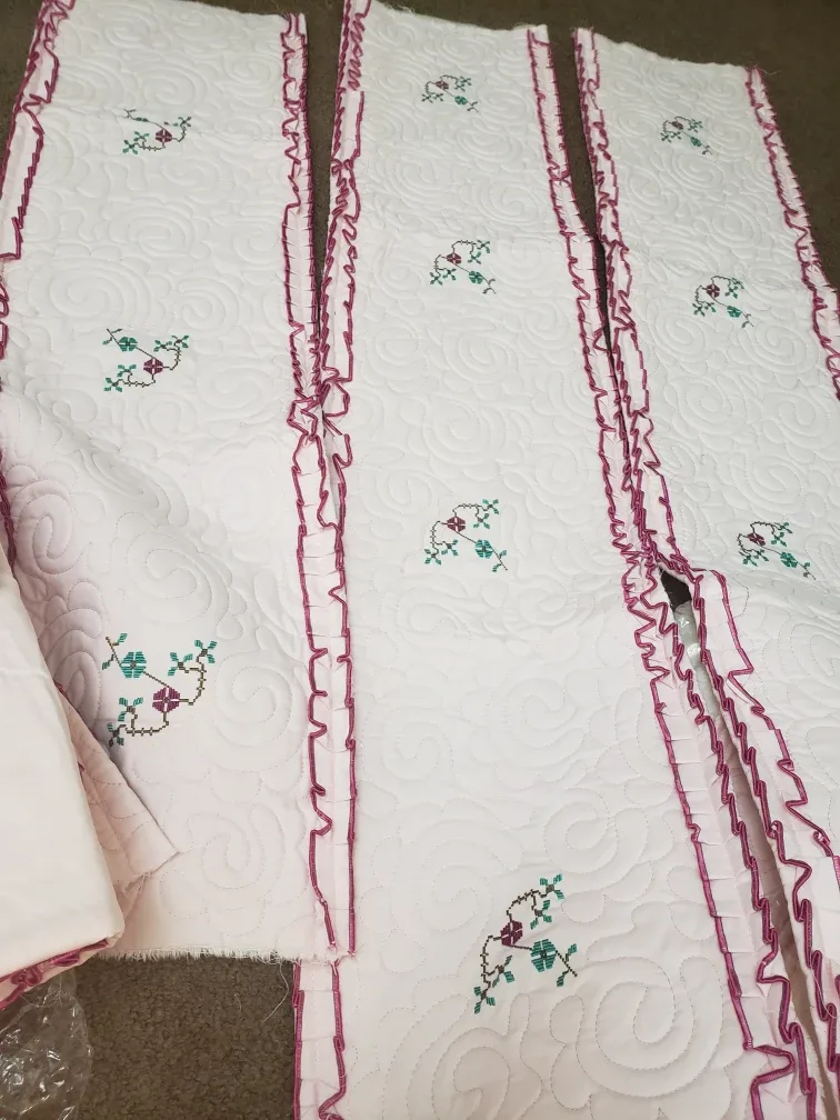 Handmade Quilted crib set thumbnail