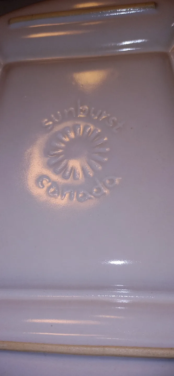 Sunburst Canada 1970s Dinner/Fondue plates image indicator(2)