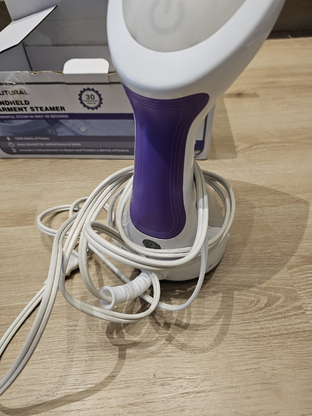 Handheld Garment Steamer with Attachments - photo 3