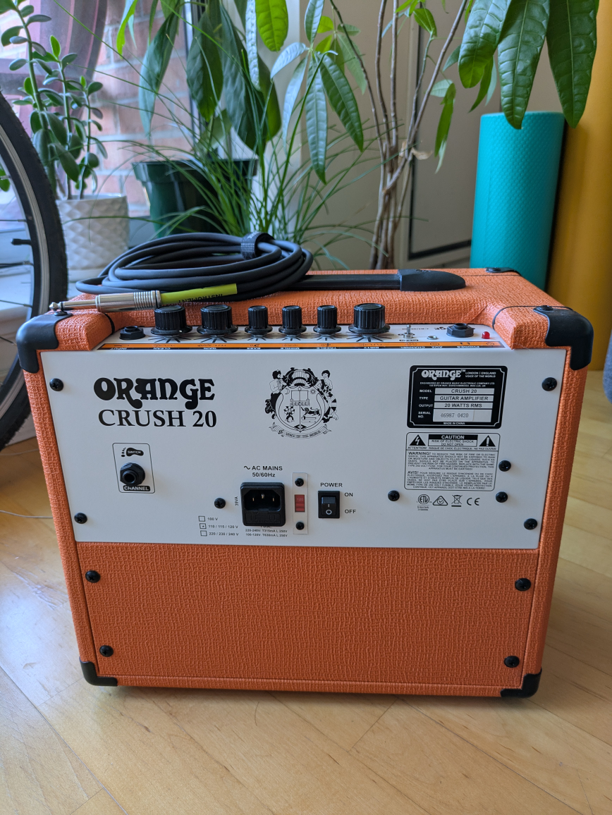 Orange Crush 20 Guitar Amplifier + Cable - photo 2
