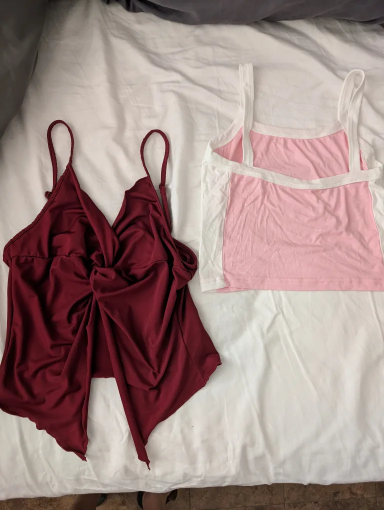 Shein Tank Tops Crop Tops - Size M thumbnail