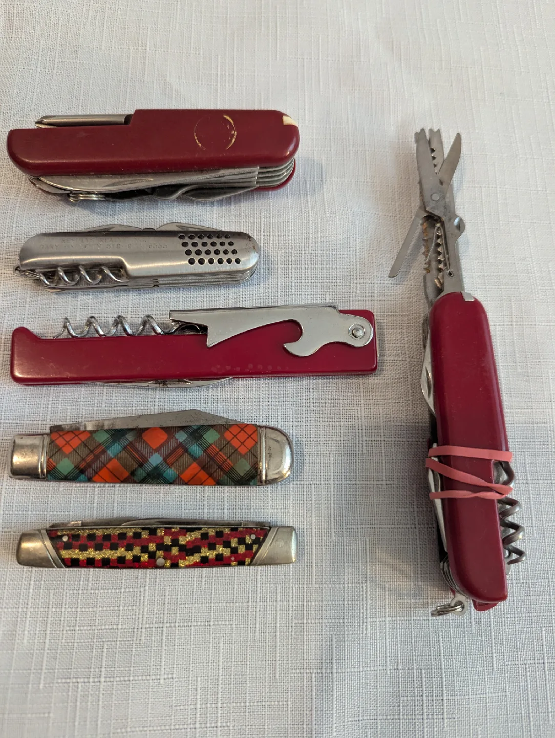 Vintage Swiss Army Style Knives - Lot of 5 image indicator(2)