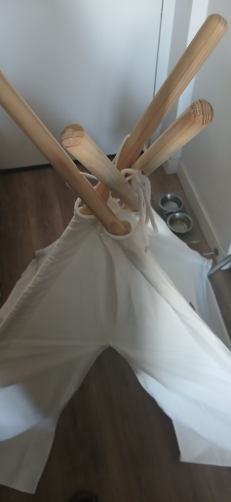 Kids White Teepee Tent - photo 5