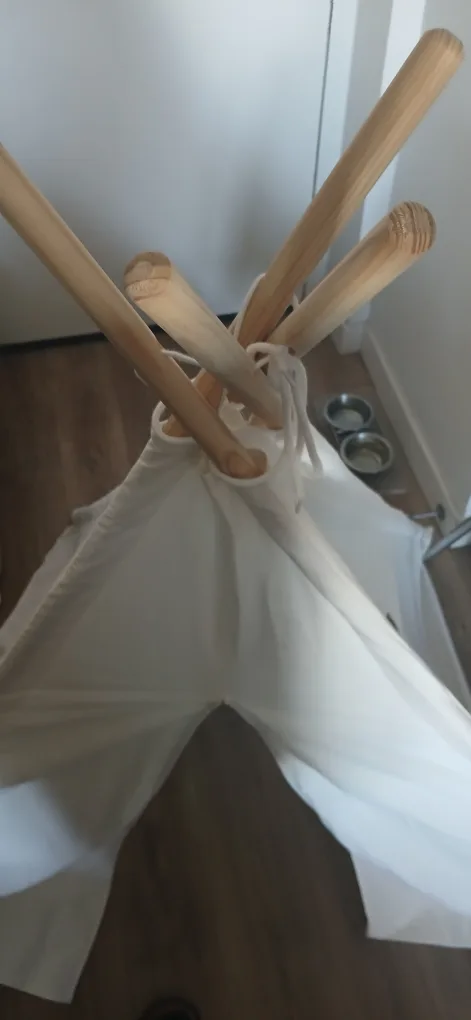 Kids White Teepee Tent image indicator(5)