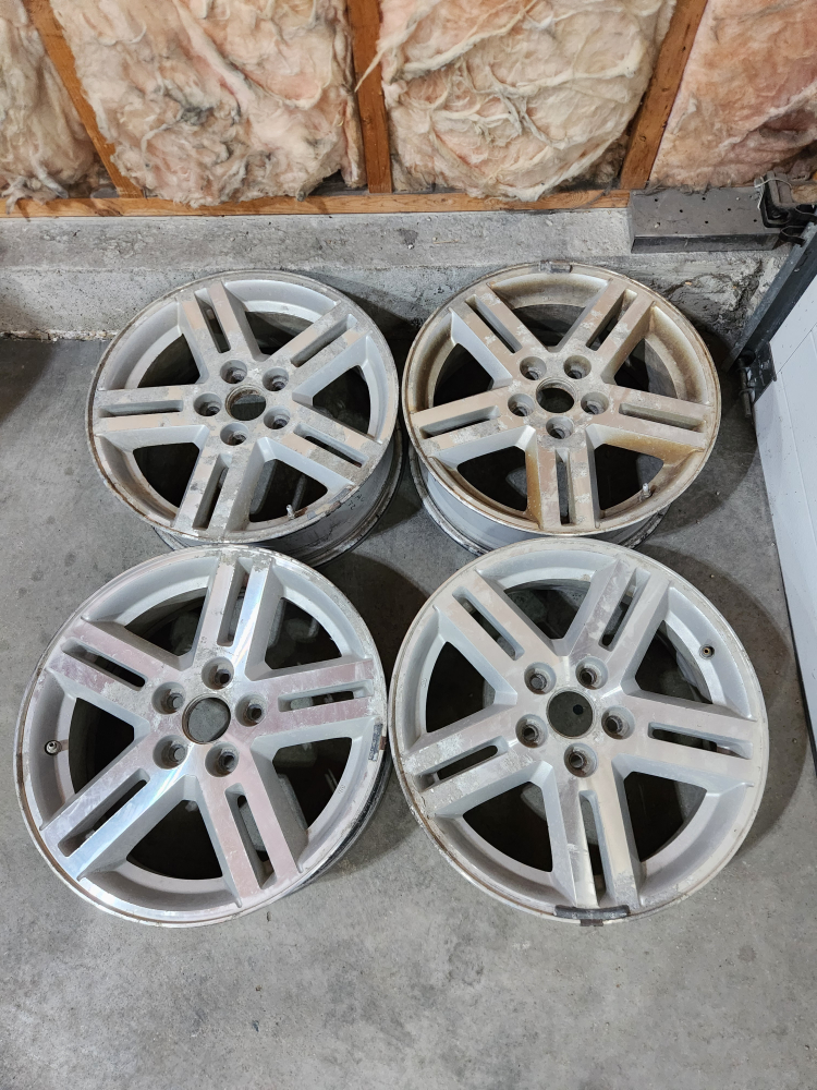 (4)-17 Inch Dodge/Chrysler Alloy Rims/Tpms Sensors