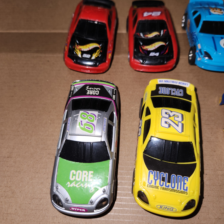 Lot of 10 Toy Artin slot Racing Cars - photo 2