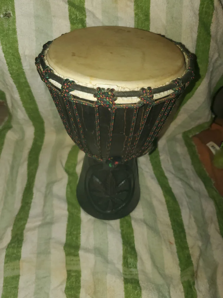 Hand Carved Djembe Drum 🥕 thumbnail