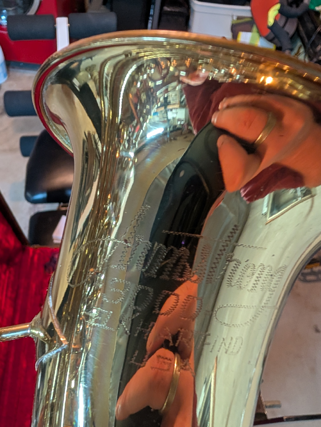 beautiful Armstrong saxophone with the case and accessories - photo 4