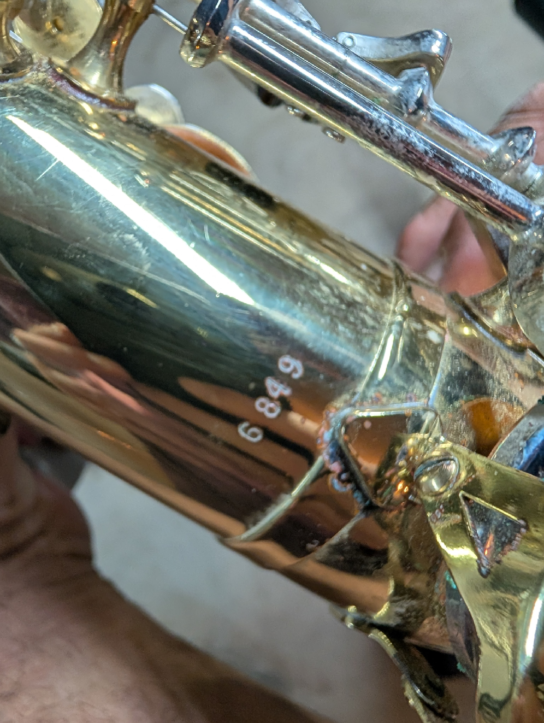 beautiful Armstrong saxophone with the case and accessories - photo 5