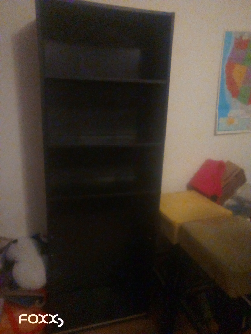 Dark Brown Bookshelf