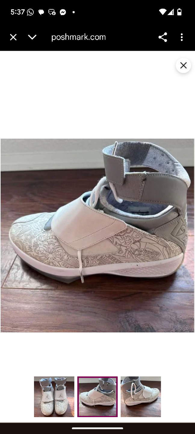 Jordan 20 Laser ”30 Yrs Anniversary "White/Grey Shoes - photo 4
