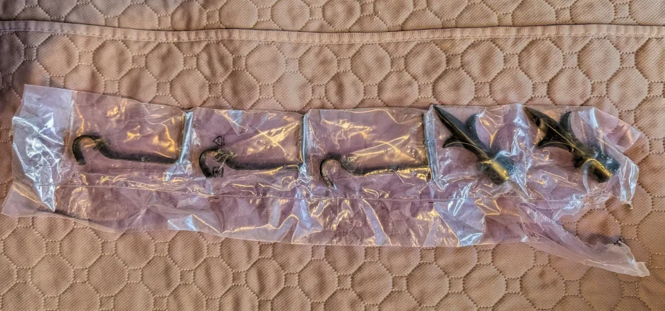 KONUAGAT Curtain Rod Hardware Set - New image indicator(3)