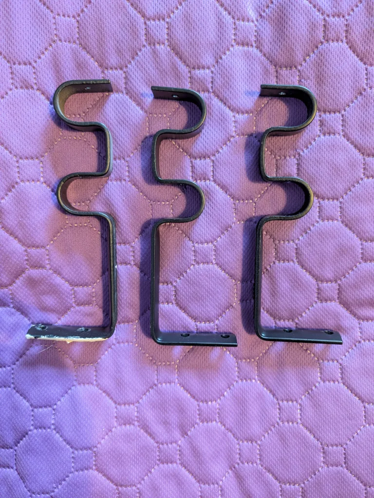 KONUAGAT Curtain Rod Hardware Set - New image indicator(6)