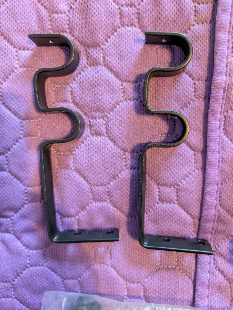 KONUAGAT Curtain Rod Hardware Set - New image indicator(7)