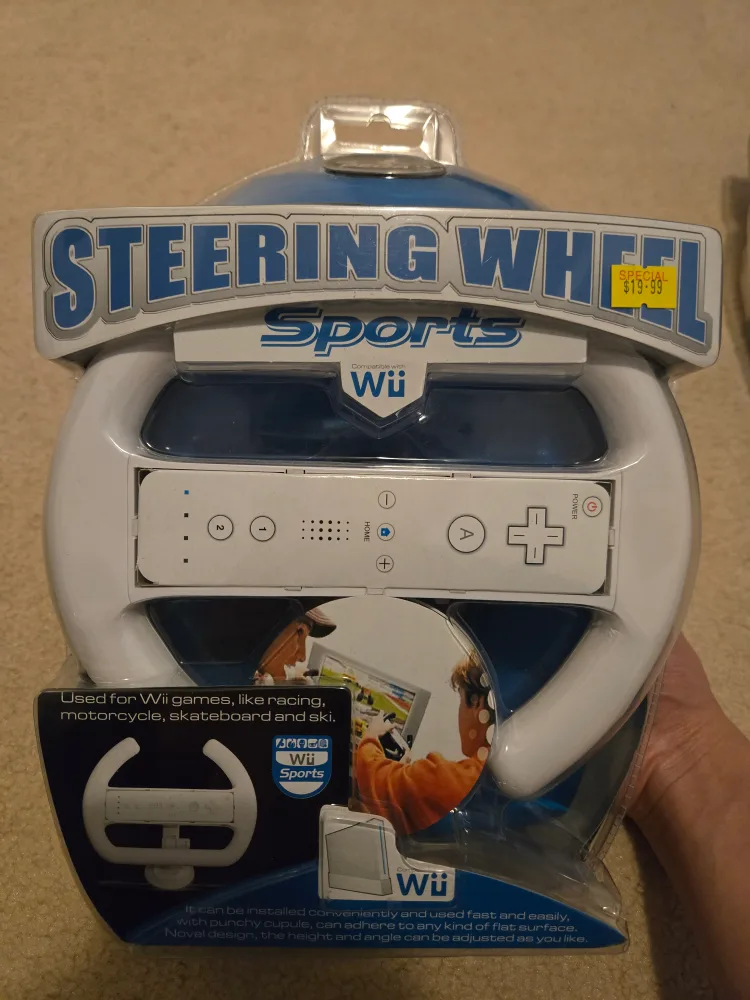 Wii Steering Wheel (Set of 2) [NEW IN BOX] image indicator(4)