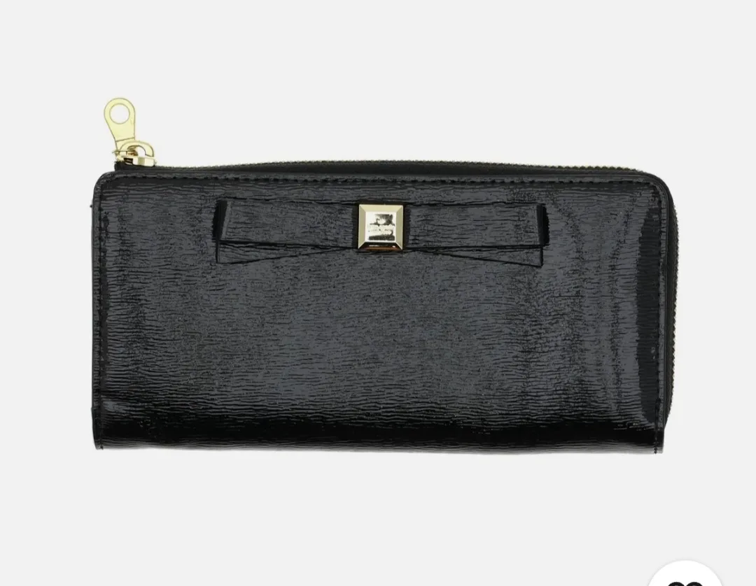 beautiful  black  Kate Spade  wallet  ,, no flaws thumbnail
