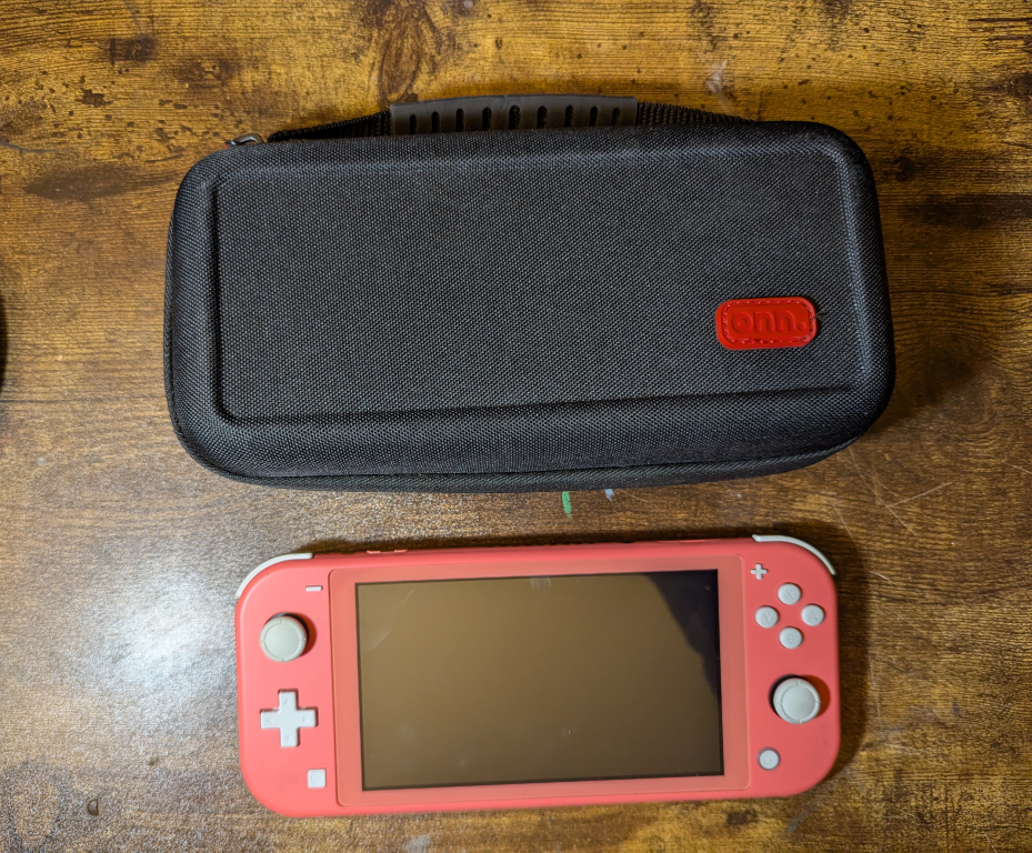 Nintendo Switch Lite Coral Pink with Case - photo 3