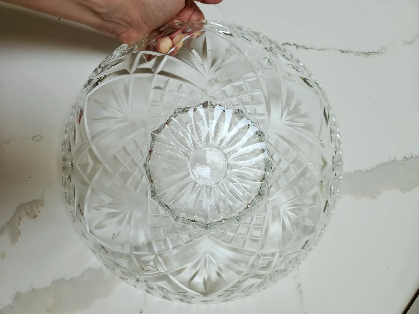 Crystal Glass Bowl Serving Plate image indicator(3)