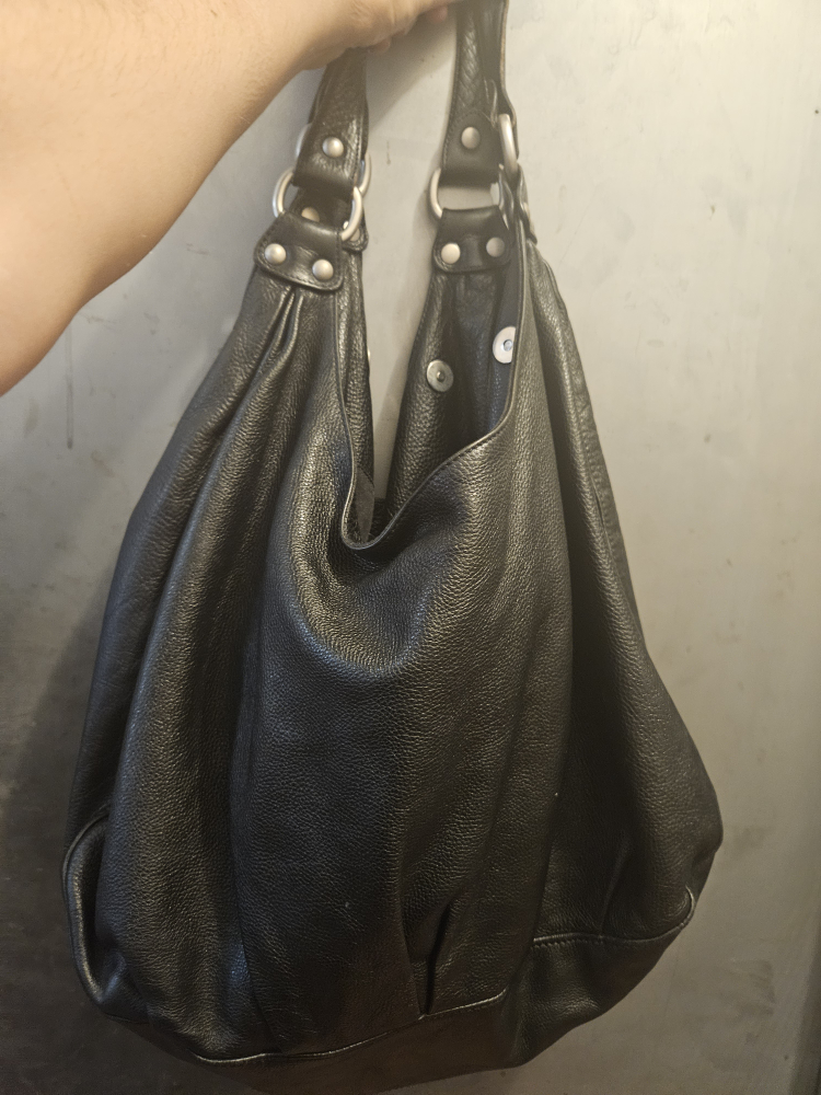 big leather hobo bag