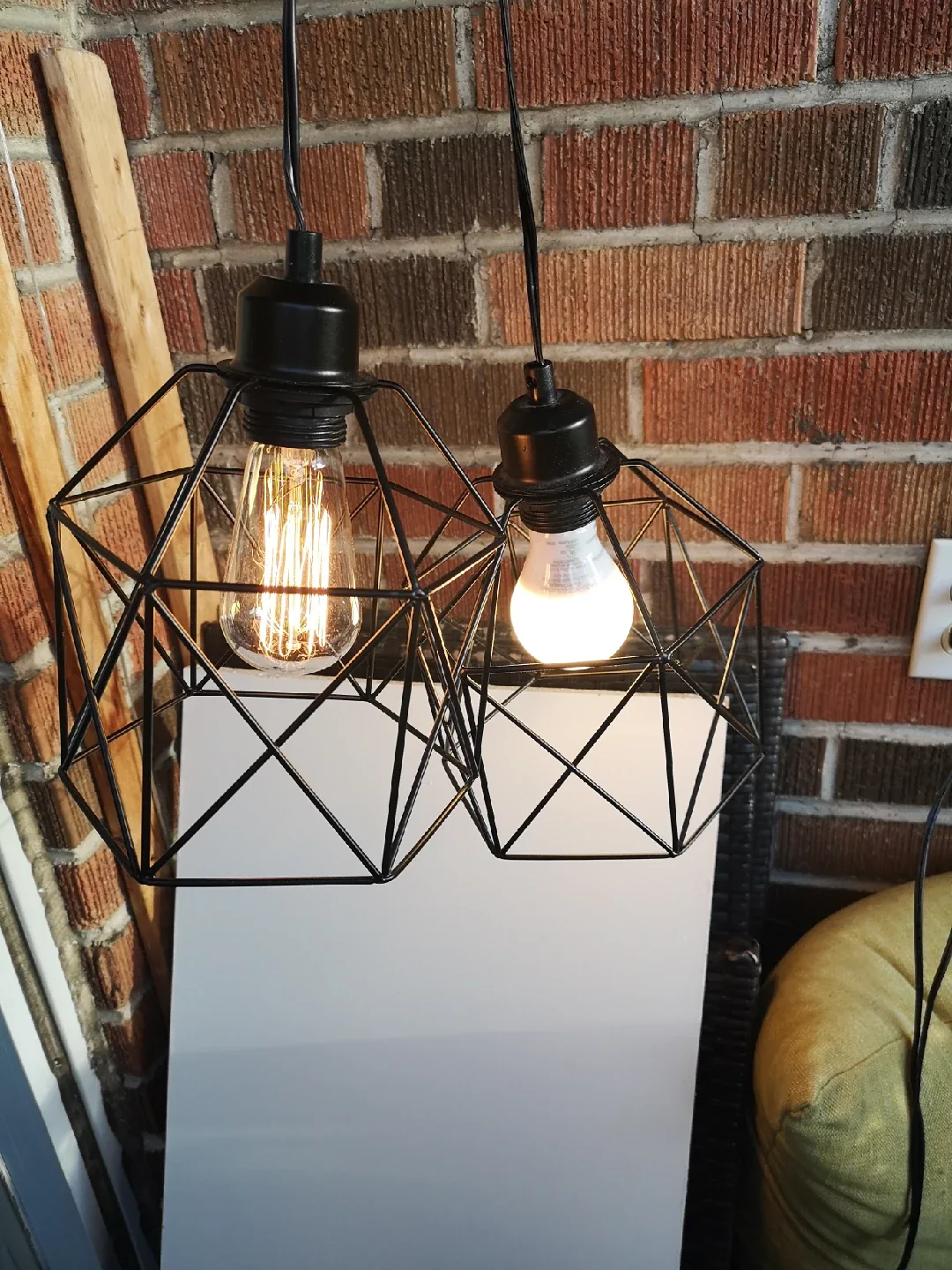 Black Geometric Pendant Lights - Set of 2 image indicator(2)