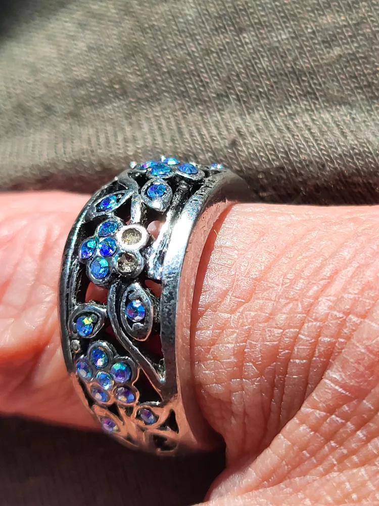 Lia Sophia Ring, Silver Tone thumbnail