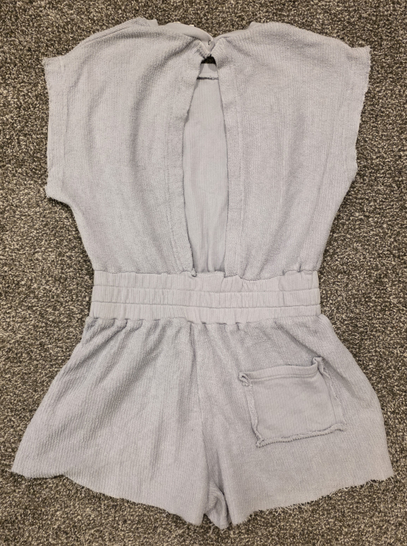 Vintage Havana Blue Terry Romper - Size Small - NEW! - photo 2