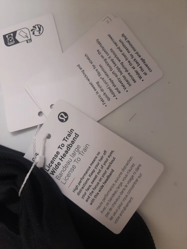 Lululemon Headbang in Black New tags 🥕 image indicator(6)